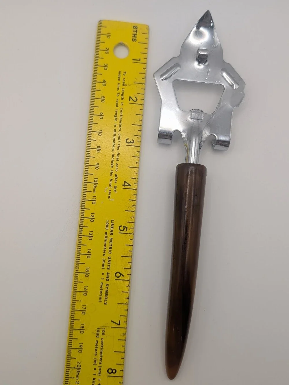 Vtg Bottle‎ & Can Open Mid Century Marbled Bakelite Multi-Purpose Bar Tool